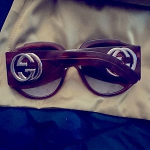 Excellent collection oversized Gucci glasses